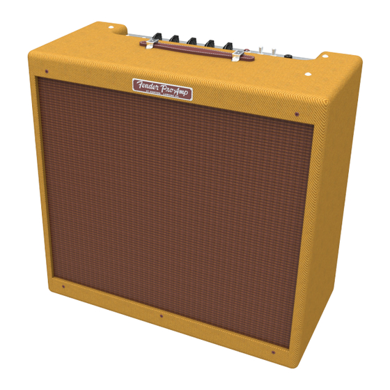 Fender ’57 Custom Pro-Amp Owner's Manual