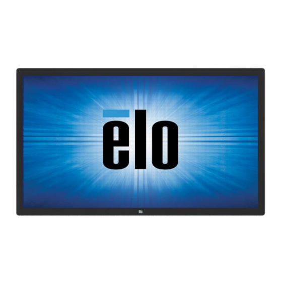 Elo TouchSystems IDS 6553L Manuals