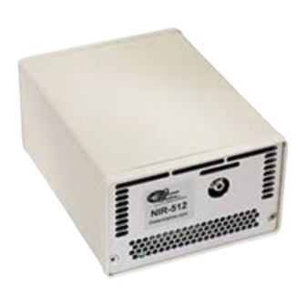 Ocean Optics NIR Series Installation And Operation Manual