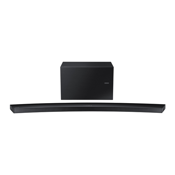 User Manuals: Samsung HW-J8500R Curved Soundbar System