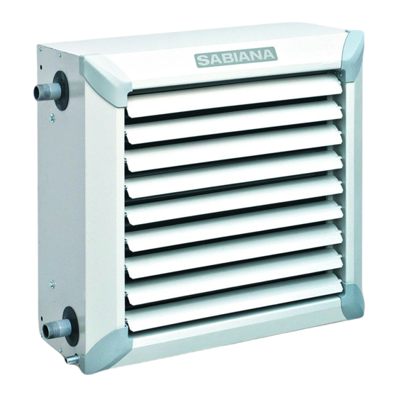 Sabiana JANUS 05 Installation And Maintenance Manual