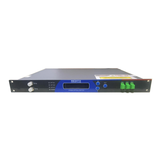 Ascent Communication Technology AT5000 OPSW Quick Reference Manual