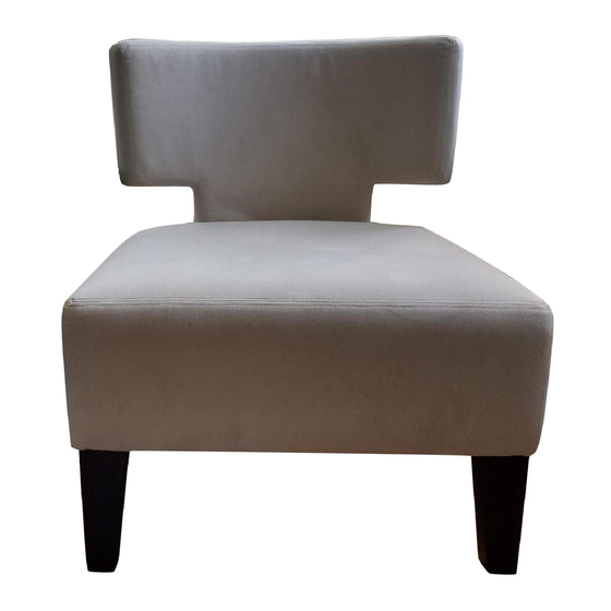 West Elm monroe chair Assembly Instructions