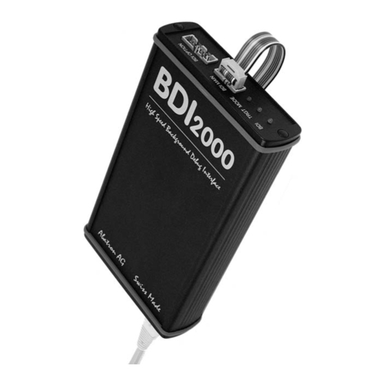 Abatron bdiGDB BDI2000 User Manual