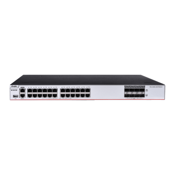 Ruijie RG-CS85 Series Hardware  Installation And Reference Manual