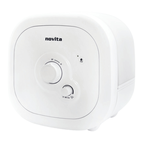 Novita humiperfect NH800 Operating Instructions And E-Warranty Application