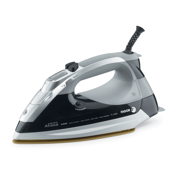 FAGOR PL-2450 E Steam Iron Manuals