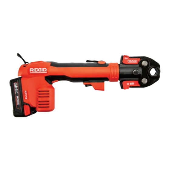 Emerson RIDGID RP 218 Operator's Manual