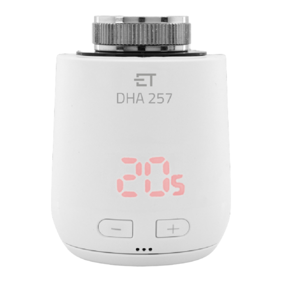 Eurotronic Comet Zero ZigBee DHA-257 Manuals