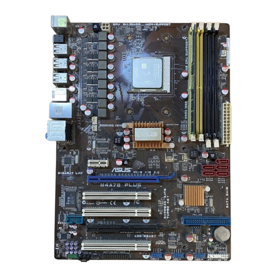 Asus M4A78 PLUS - Motherboard - ATX User Manual