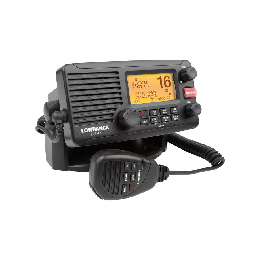 Lowrance Link-8 VHF Manuals