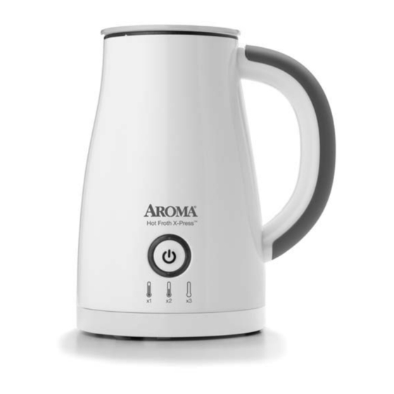 Aroma Hot Froth X-Press AFR-110 Instruction Manual