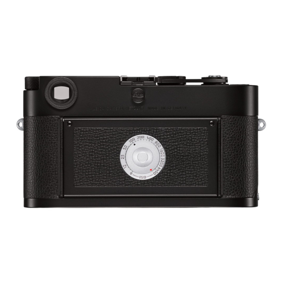 Leica M-A Instructions Manual
