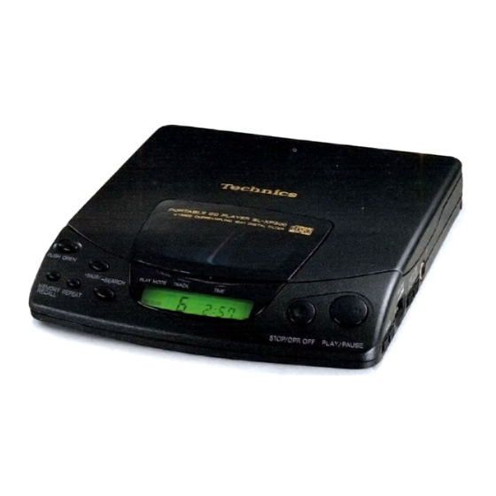 Technics SL-XP300 Operating Instructions Manual