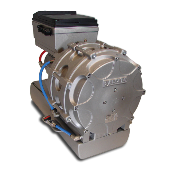 Becker SVw 380 Series Operating Instructions