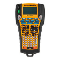 Dymo Rhino 6000+ Quick Start Manual