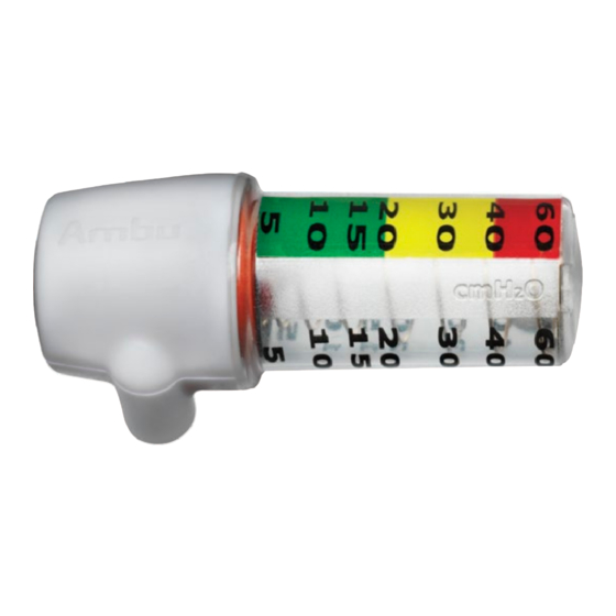 Ambu Disposable Pressure Manometer Instructions For Use Manual