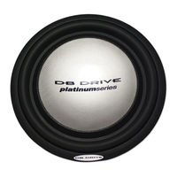 Db Drive PT15D2 Installation Instructions & Owner's Manual