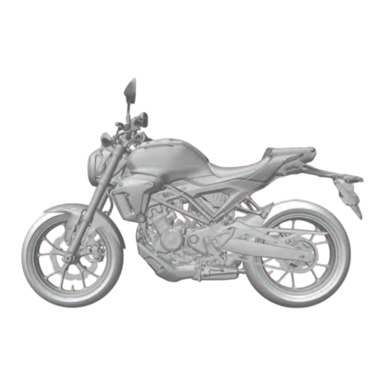 Honda CB150R Owner's Manual