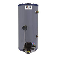 Bock Water heaters 51EC Installation & Operating Instructions Manual