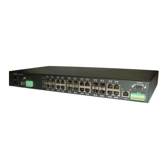 ZyXEL Communications MGS3700-12C User Manual