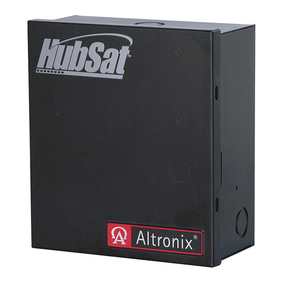 Altronix HubSat4DV Installation Manual