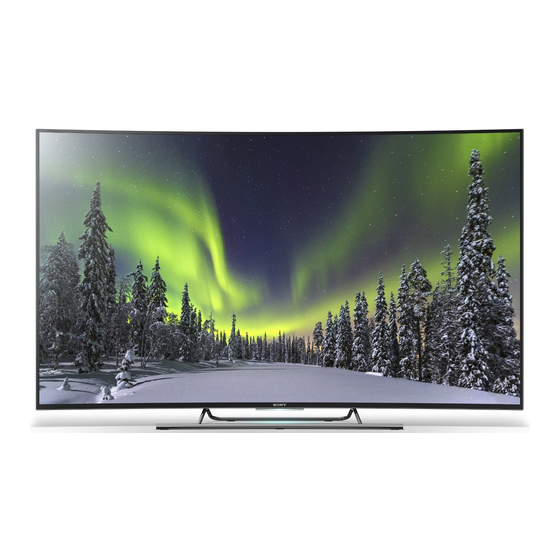 Sony Bravia KD-65S8505C Reference Manual