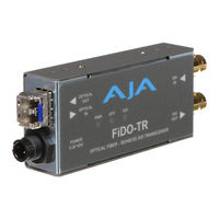 AJA FiDO-2R Installation And Operation Manual