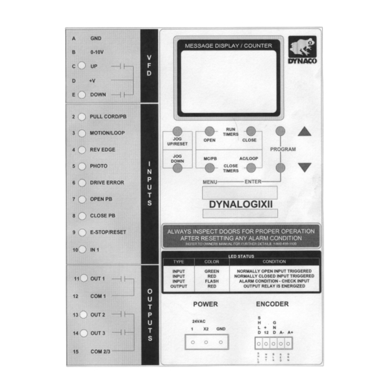 DYNACO DYNALOGIX II DY 4000 Electrical Manual