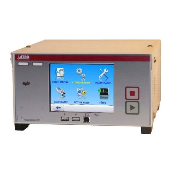 ATEQ F5200 Quick Start Manual
