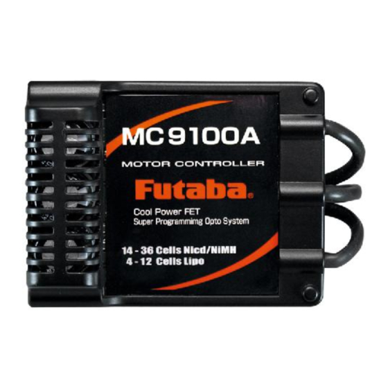FUTABA MC9100A Instruction Manual