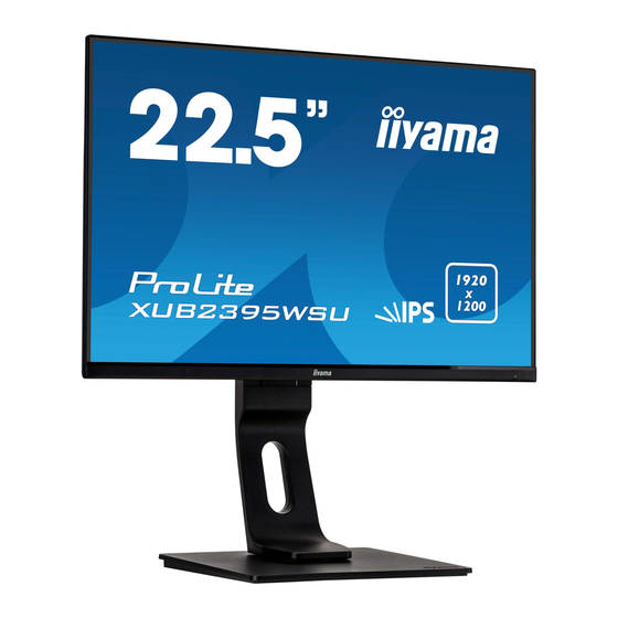 Iiyama ProLite XUB2395WSU-B1 User Manual