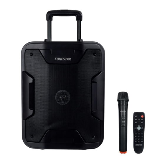 FONESTAR CALIFORNIA Quick Start Manual