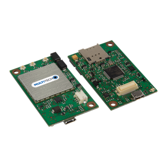 Multitech MultiConnect Dragonfly MTQ-LAT3-B01-SP Device Manual