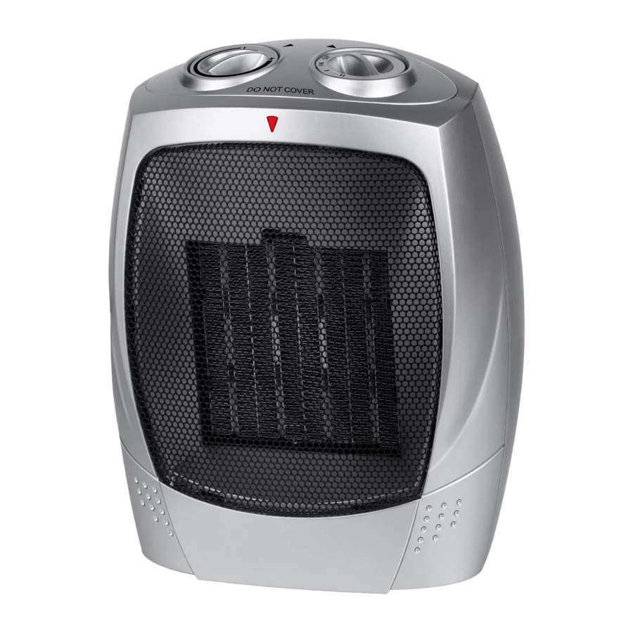 GiveBest PTC-903 - Portable Ceramic Space Heater with Adjustable Thermostat Manual