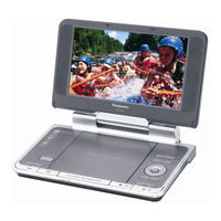 PANASONIC DVDLS80 - PORTABLE DVD PLAYER Operating Instructions Manual