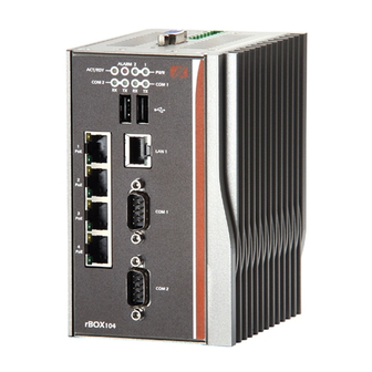 AXIOMTEK rBOX104-FL Quick Installation Manual