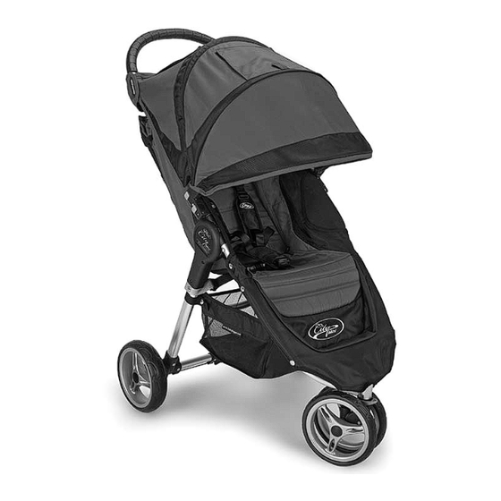 Baby Jogger Stroller Assembly Instructions Manual