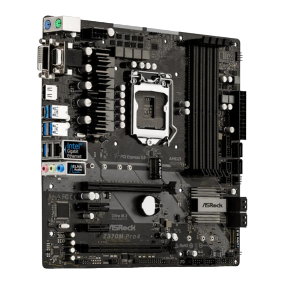 ASROCK Z370M Pro4 Manual