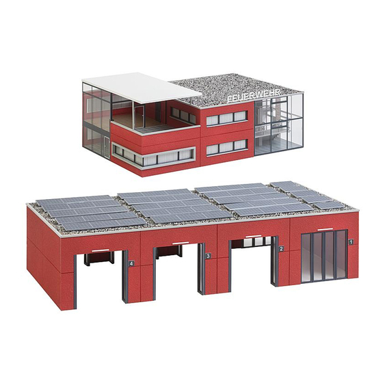 Faller MODERN FIRE STATION Instructions Manual