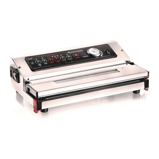Espressions VACU PRO 30 STAINLESS Instruction Manual