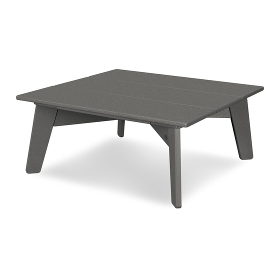 Polywood Riviera Modern CTMX35 Assembly Instructions