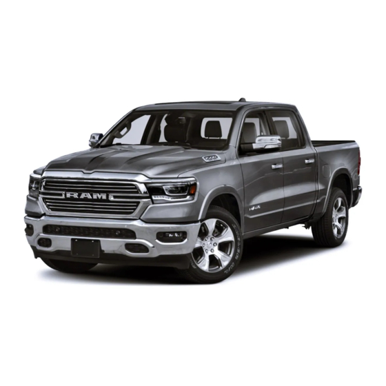 Ram Trucks RAM 1500 2022 Quick Start Manual