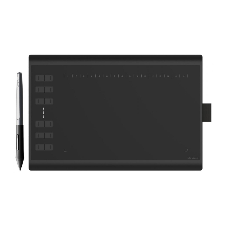 HUION Inspiroy H1060P - Tablet Manual