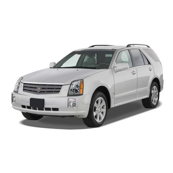 Cadillac SRX 2009 Personalization Manual