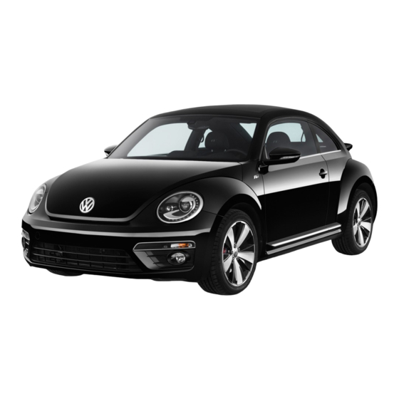 Volkswagen 2014 Beetle Quick Start Manual