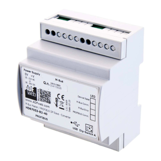 ADF Web HD67C77-B2 User Manual