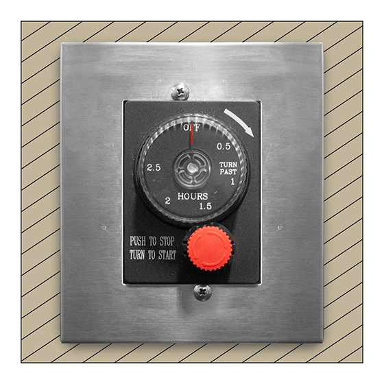 Firegear ESTOP-RM-KIT Installation And Operating Instructions