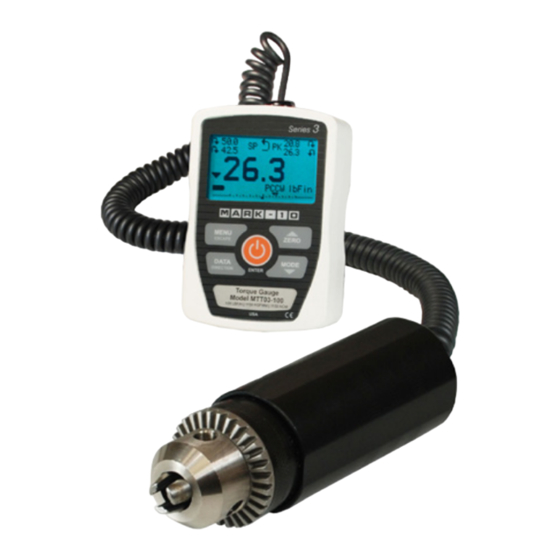 Mark-10 TT03 Series Quick Start Manual