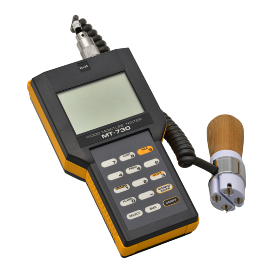Kett MT-730 Operating Manual